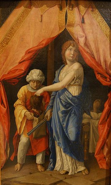 Judith with the head of Holofernes